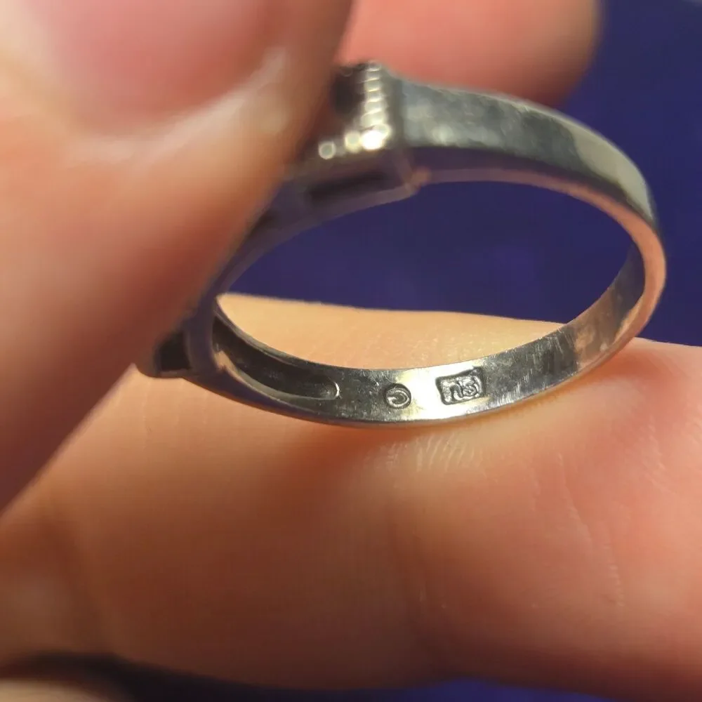 Vintage Sterling Silver 925 Ring Sz 7